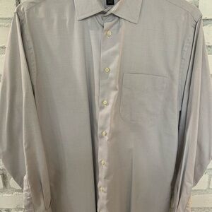 Jos. A. Bank Light Gray Dress Shirt